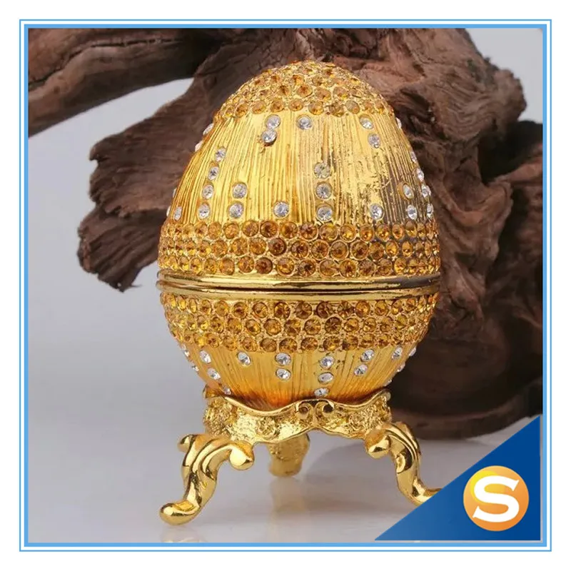 Яйцо Фаберже декоративная шкатулка с украшения из чешского хрусталя пасхальные