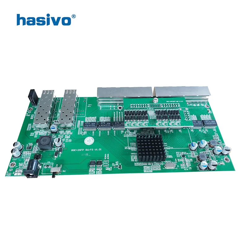 Reverse PoE switch 8x10M/100M/1000M Port &amp 2 SFP Gigabit Ethernet PCB motherboard | Компьютеры и офис