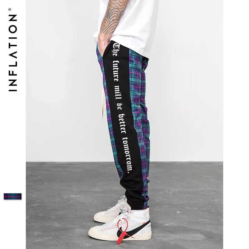 INFLATION Street Новые 2019 Осенние новые спортивные брюки мужские женские повседневные с