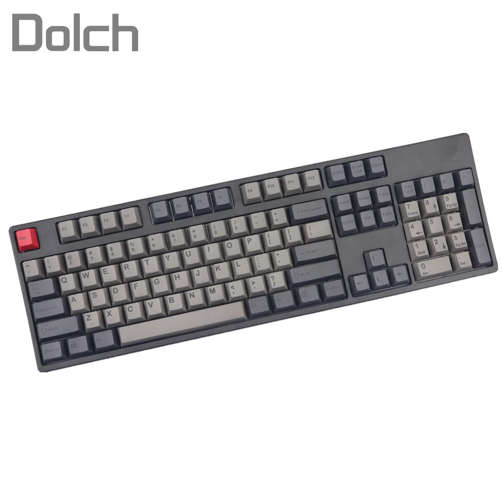 Dolch толстые колпачки для ключей PBT 108 Cherry MX переключатели краситель subbed вишневый