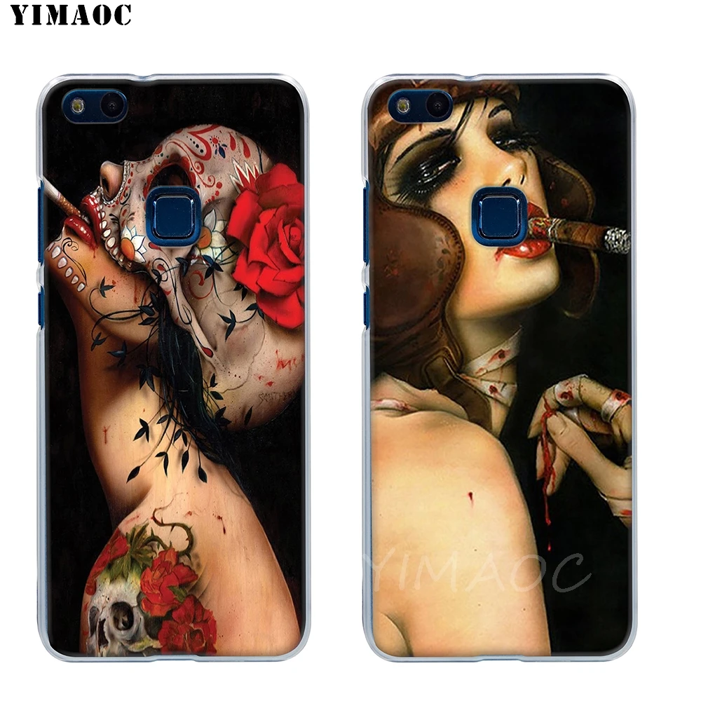 Мягкий ТПУ чехол для девочек YIMAOC чехлы Huawei Honor 6A 7X 7A Pro 8C Mate 10 Note 9 Lite Y6 Y9 Y7 Prime 2018 |