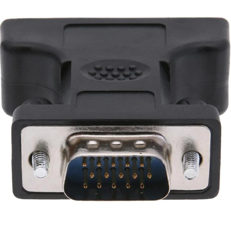 Alloyseed 24+5Pin DVI Female to 15Pin VGA Male Cable Extender Adapter Connector for connecting HDTV CRT Monitor Projector