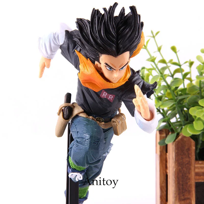 BWFC фигурка Android 17 Dragon Ball ПВХ Аниме Коллекция Модель игрушки Banpresto Dragon Ball Z Android 17 подарок для детей