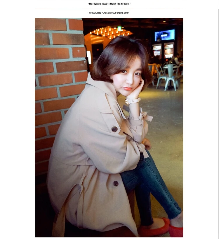 Sahezeng женские пальто Тренч с поясом Пальто для будущих мам отложной воротник