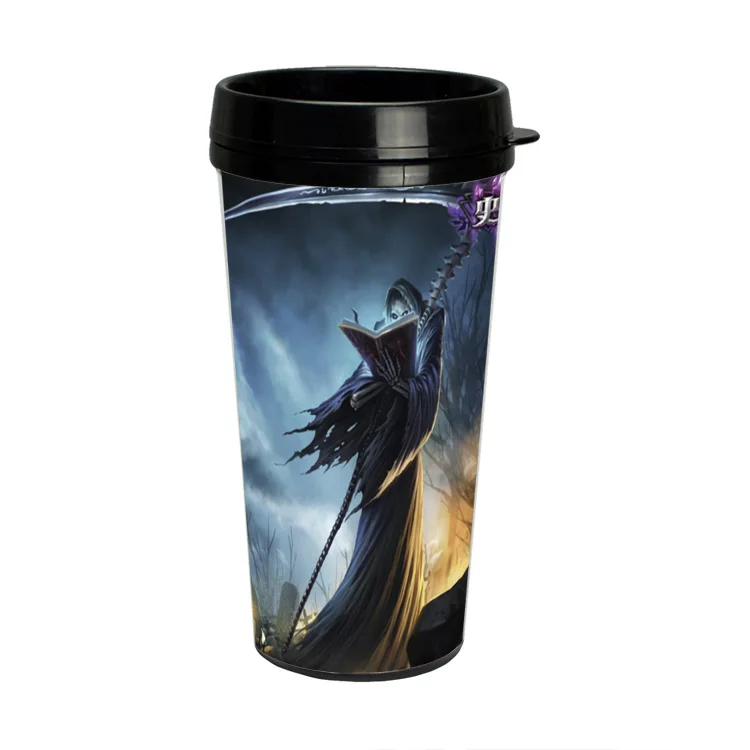 Бесплатная доставка кружка для путешествий 450 мл рекламы сделай сам Лига Легенд