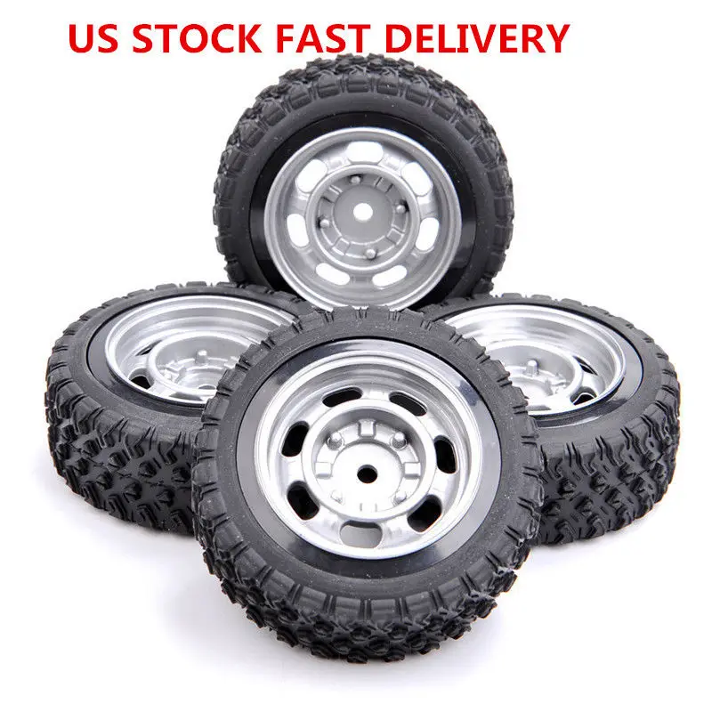 

12mm hex rally car rubber tires and wheel model toys accessory parts fit for 1/10 rally rubber RC car model parts