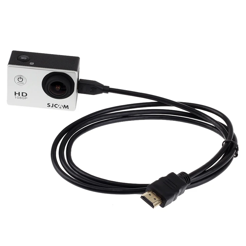 1,5 m HD видео кабель для передачи данных типа «папа» HDMI в микро-hdmi кабель для SJCAM GoPro герой 7/6/5/4/3+ спортивной экшн-камеры Xiaomi yi