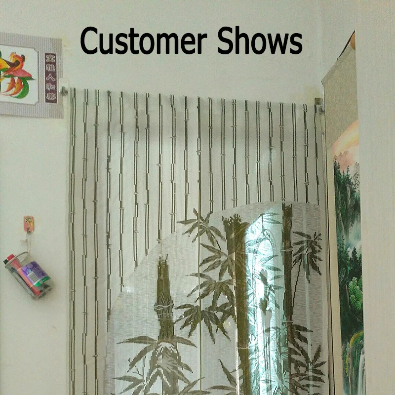 Декоративные Японские Бамбуковые кухонные занавески на дверь 85*175 см окна