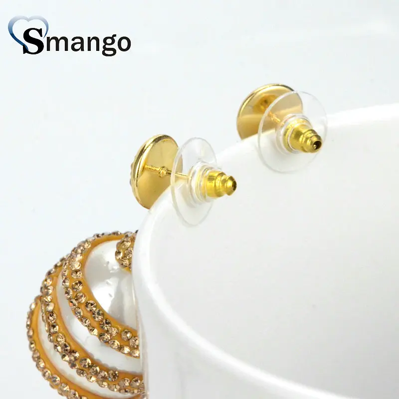 3Pairs The Oval Pearl Earrings Women Fashion Earrings.two Colors Crystals | Украшения и аксессуары