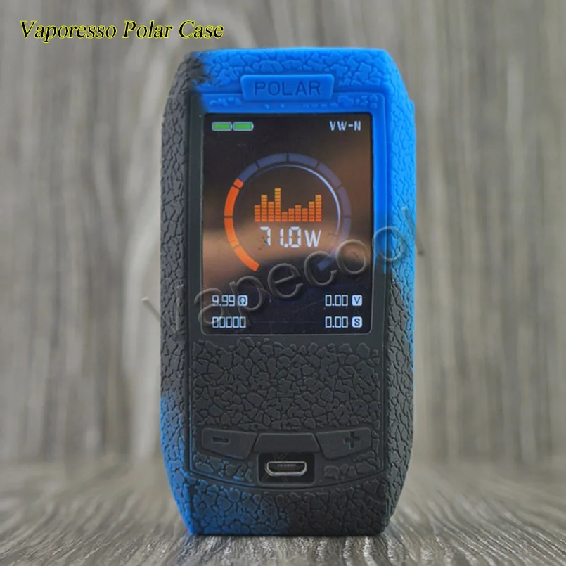 2 шт Vaporesso polar 220 W чехол силиконовый чехол с эффектом деформации наклейка рукав не скользит толще для Vaporesso polar 220 W коробка мод