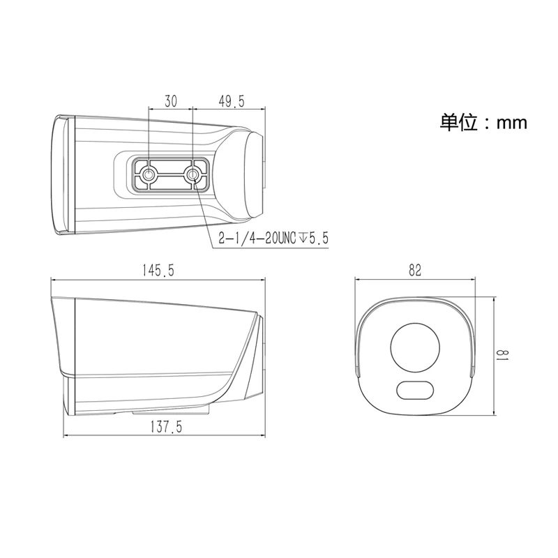Tiandy Box Камеры Исправлена 2-МЕГАПИКСЕЛЬНАЯ с Фиксированным ИК Купольная Ip-камера