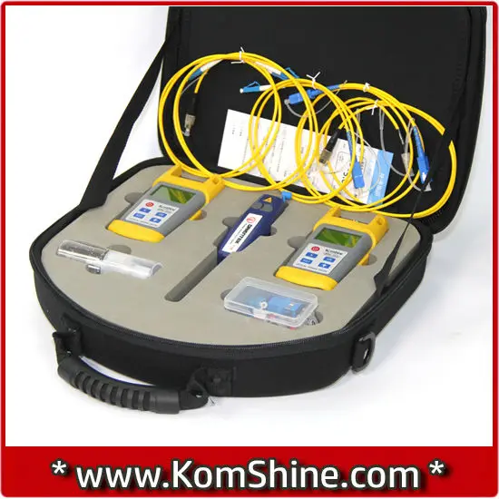 Komshine klt 25m одноцветное Волокно оптических потерь Тесты комплект: OPM + МНК VFL