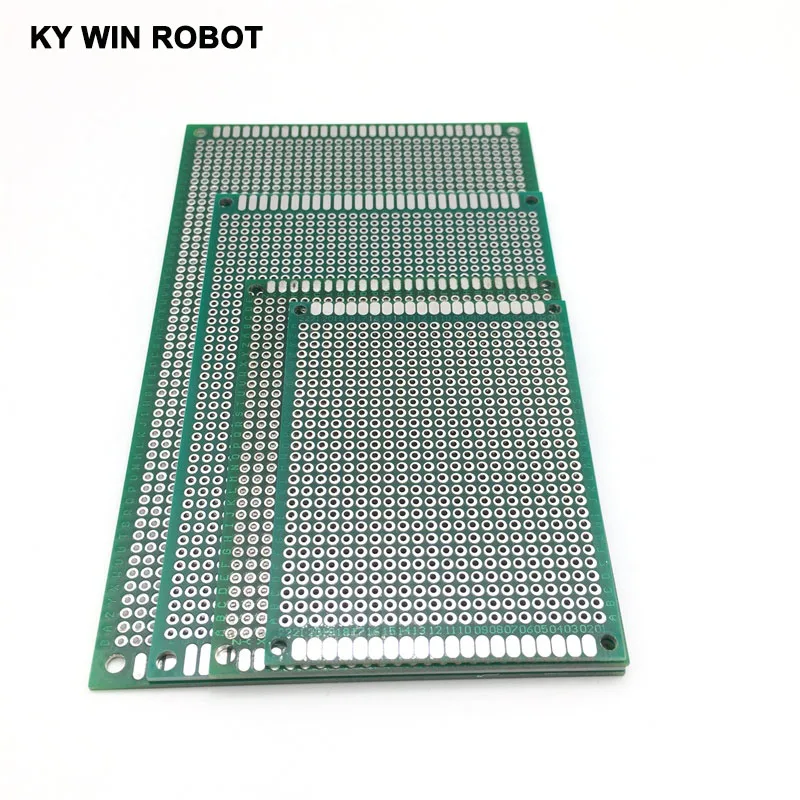 4 шт. 6x8 7x9 8x12 9x 15 см двухсторонний медный прототип печатной платы универсальная