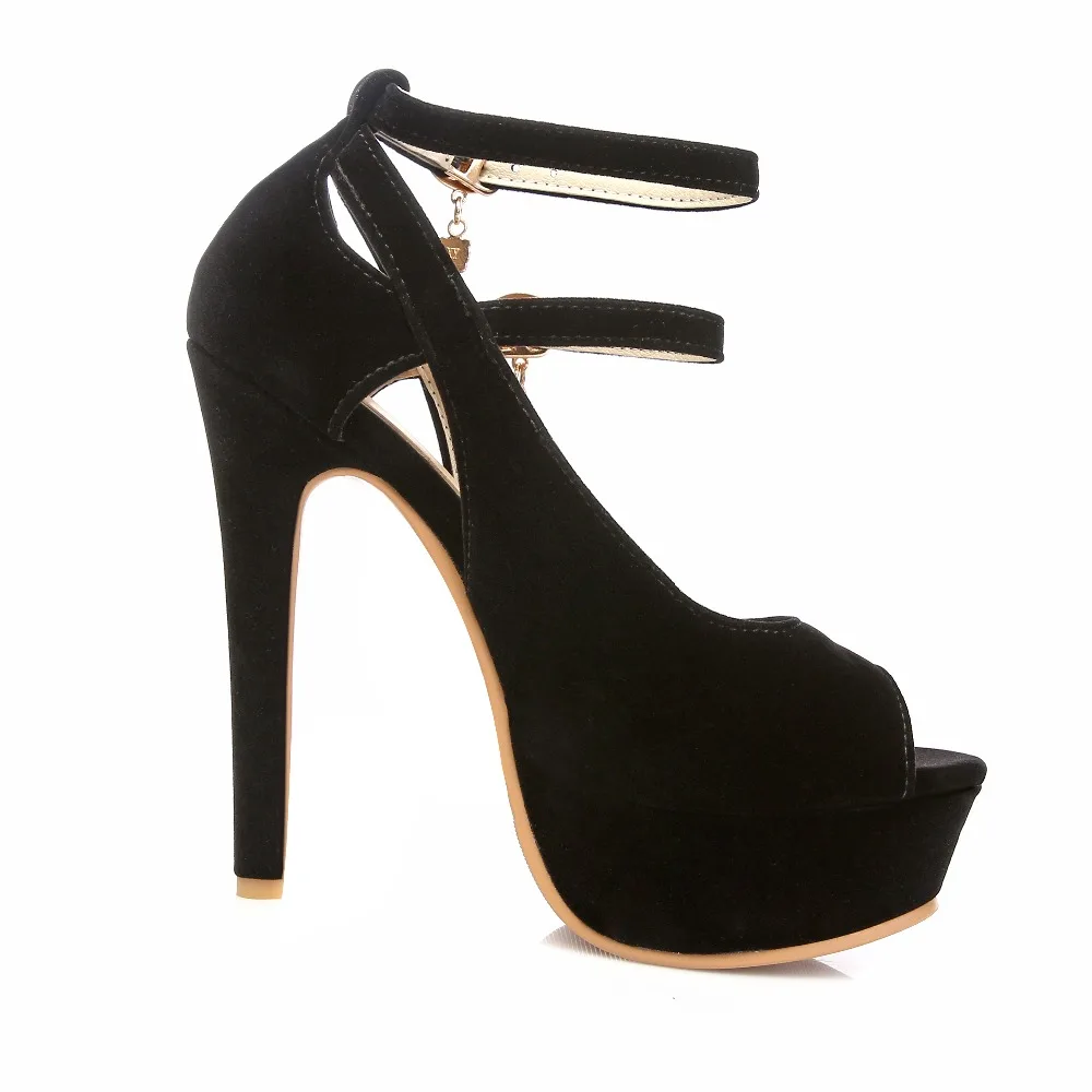 Женские босоножки на очень высоком каблуке туфли лодочки больших размеров 33 48