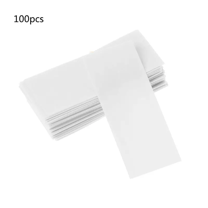 White 100 шт. плоская ПВХ термоусадочная трубка упаковка батареи для 1x18650 батареи термоусадочная пленка - Цвет: White