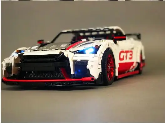 with motor part DHL 20087 MOC-16915 McLaren P1 скоростной автомобильный набор приложение RC моторная техника автомобильные игрушки строительные блоки кирпичи детские игрушки рождественские подарки - Цвет: with motor part