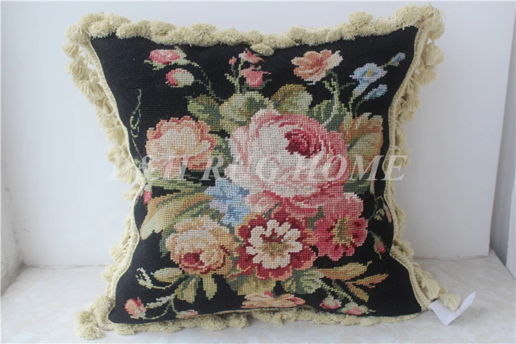 Бесплатная доставка 10K 16 &quotX 16&quot ручная работа шерсть рукодельная Подушка Ручная