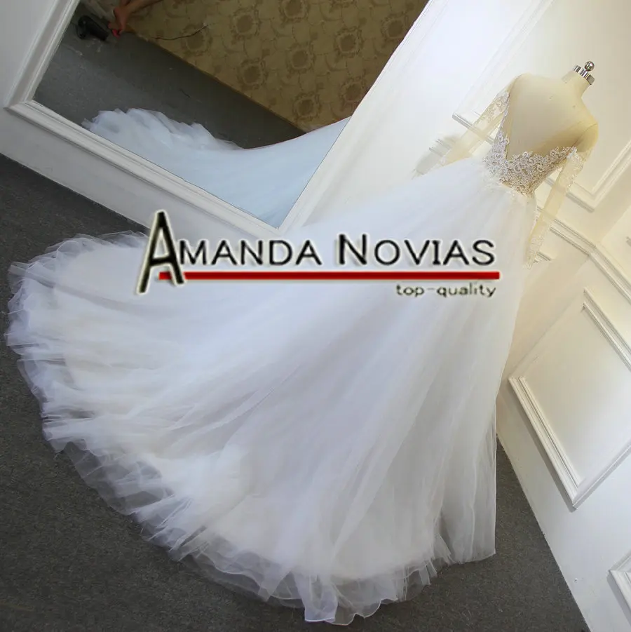 Новинка 2019 кружевной топ Аманда новиас простое Тюлевое свадебное платье А