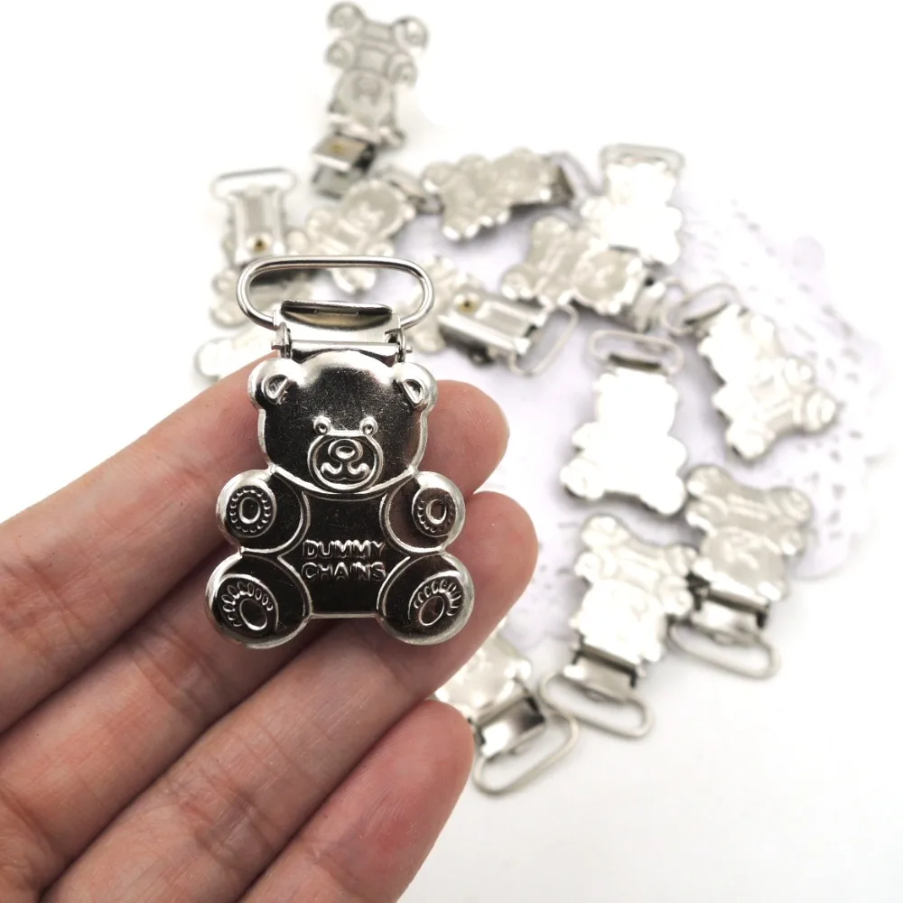 50 шт. металлические зажимы для соски пустышки|pacifier dummy|chain colorchain holder |