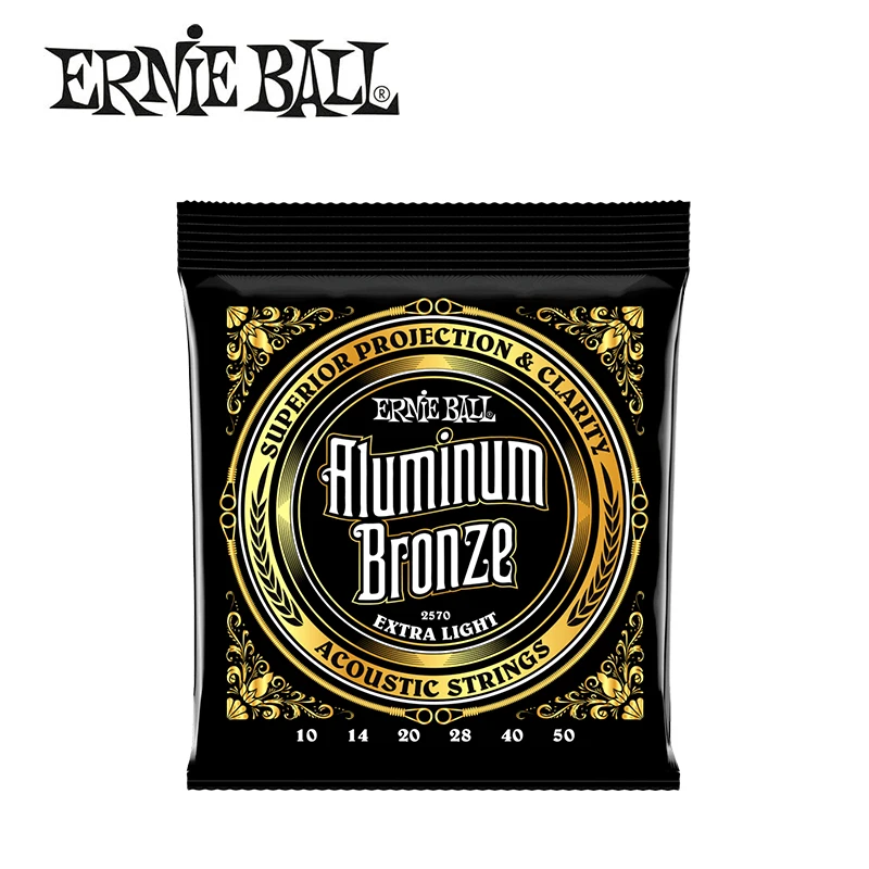 Оригинальные алюминиевые бронзовые для акустической гитары Ernie Ball 1 Набор струн