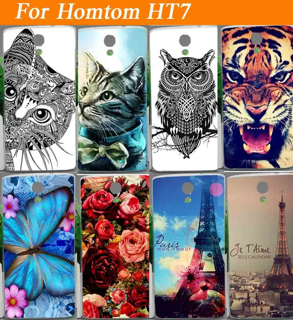 Высококачественный мягкий чехол из ТПУ для телефона HT7 с подставкой в виде