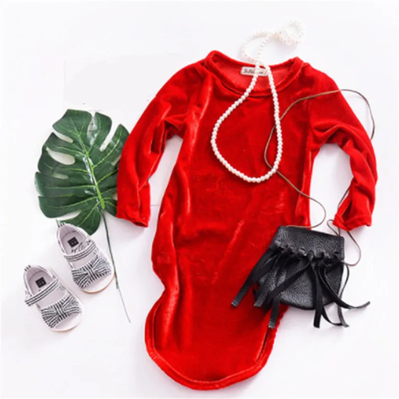 Детское праздничное платье длинное блестящее велюровое модное для девочек