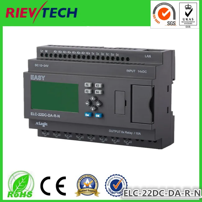 Ethernet PLC ideal solution for remote control&amp monitoring &ampalarming applications Built-in capability ELC-22DC-DA-R-N | Компьютеры и