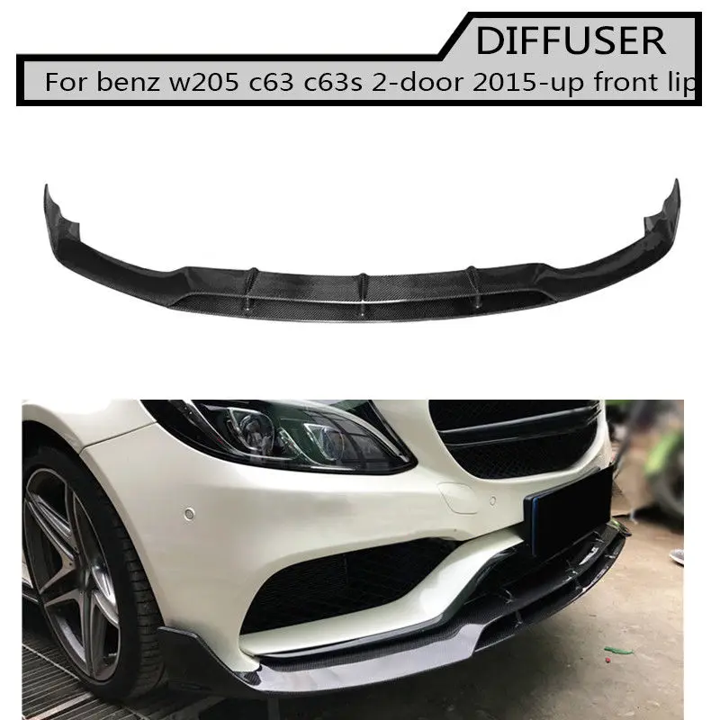 Углеродное волокно передний бампер для benz w205 c63 c63s coupe 2015 up|Обвесы| |