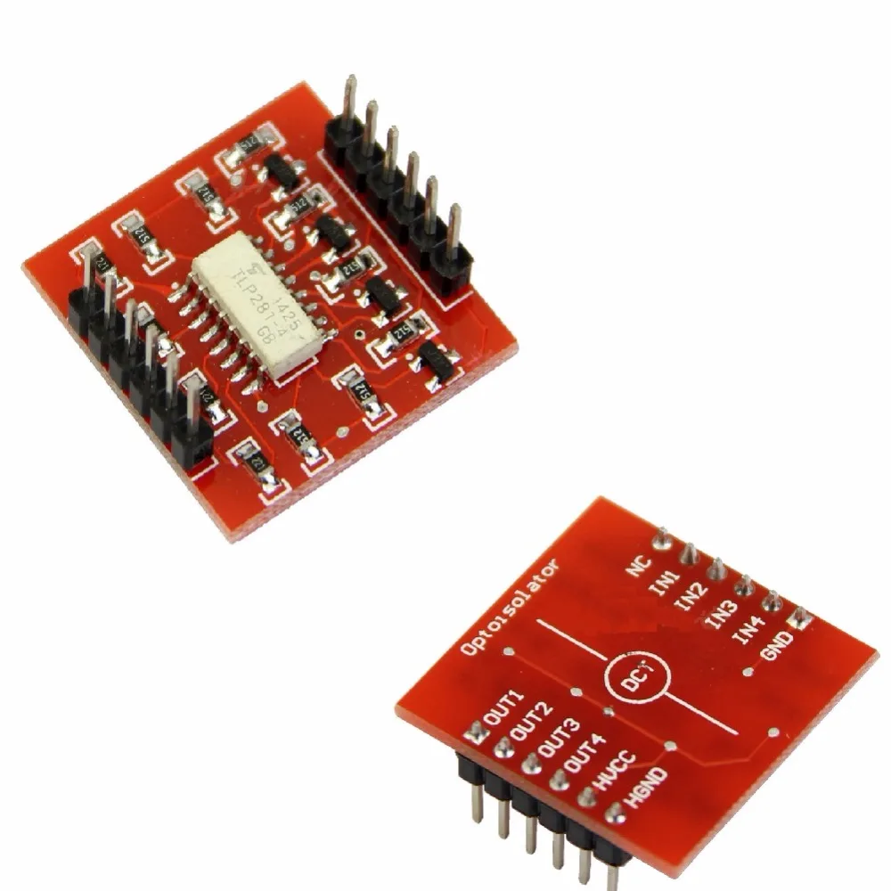 

4-канальный оптоизолятор IC модуль Arduino, плата расширения высокого и низкого уровня, 1 шт., новинка