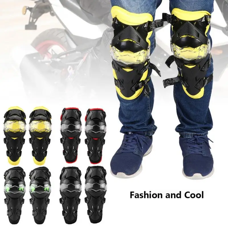 2 шт. мотоциклетная Защитная Экипировка наколенники протектор желтый красный