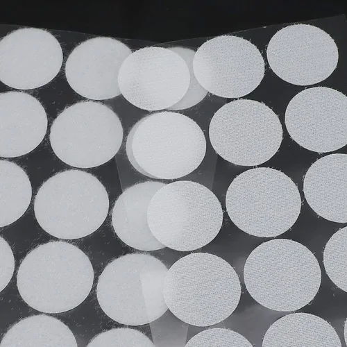 White 30mm 100 пар 10 мм/15 мм/20 мм/25 мм/30 мм клейкая крепежная лента Dot крюк и петля Волшебная Наклейка круглая прочная самоклеящаяся крепежная лента - Цвет: White 30mm