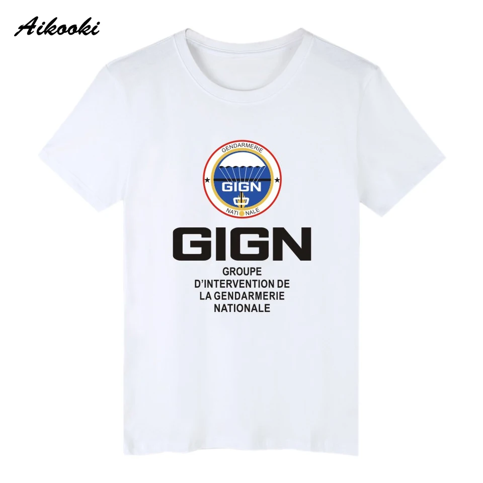 Футболка GIGN Мужская/Женская хлопковая с коротким рукавом модная повседневная