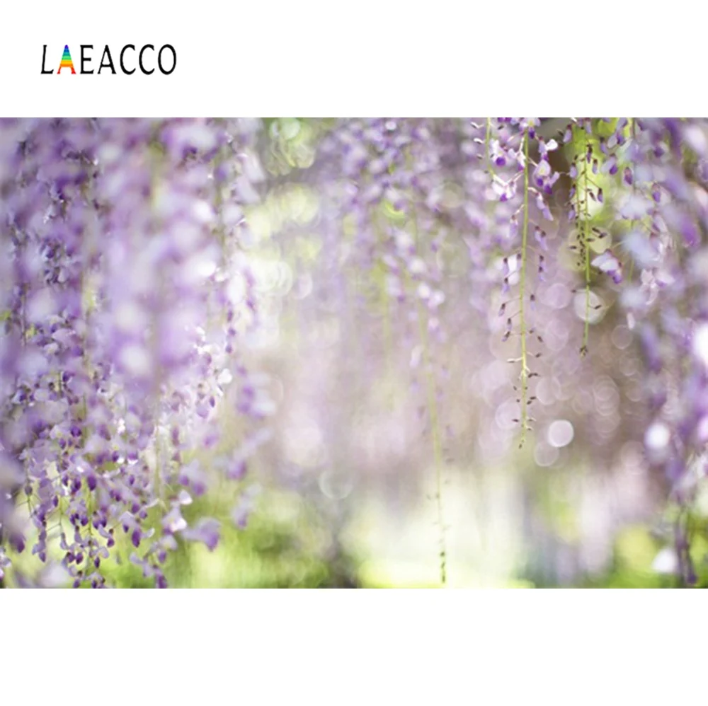 

Фон для фотографий Laeacco, в горошек, с изображением весенних цветов
