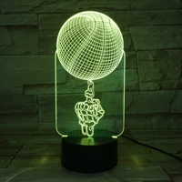 luminaria de mesa 3d table lamps for living room remote touch switch 7 color change desk lamp christmas 3d lights for children