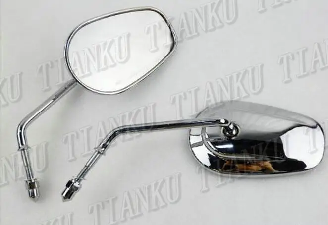 Мотоциклетное металлическое зеркало боковое для Yamaha VStar 400 650 1100 1300 Virago Xv 250 535 750 Road