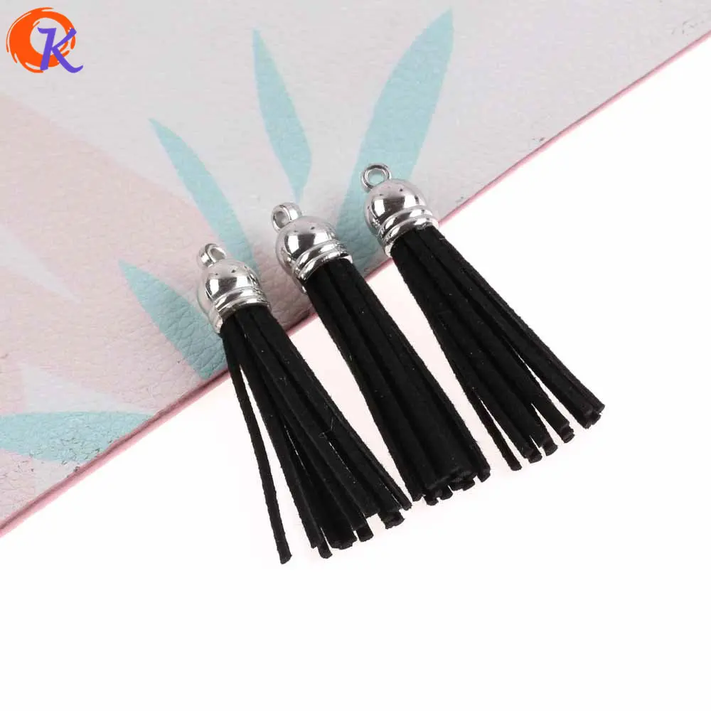 Сердечный дизайн 5,5 см 10 шт/DIY кисточки/кисточки для ювелирных изделий diy/кисточки ювелирные аксессуары/украшения/кисточки из искусственной замши - Цвет: YMK-5.5CM-0018