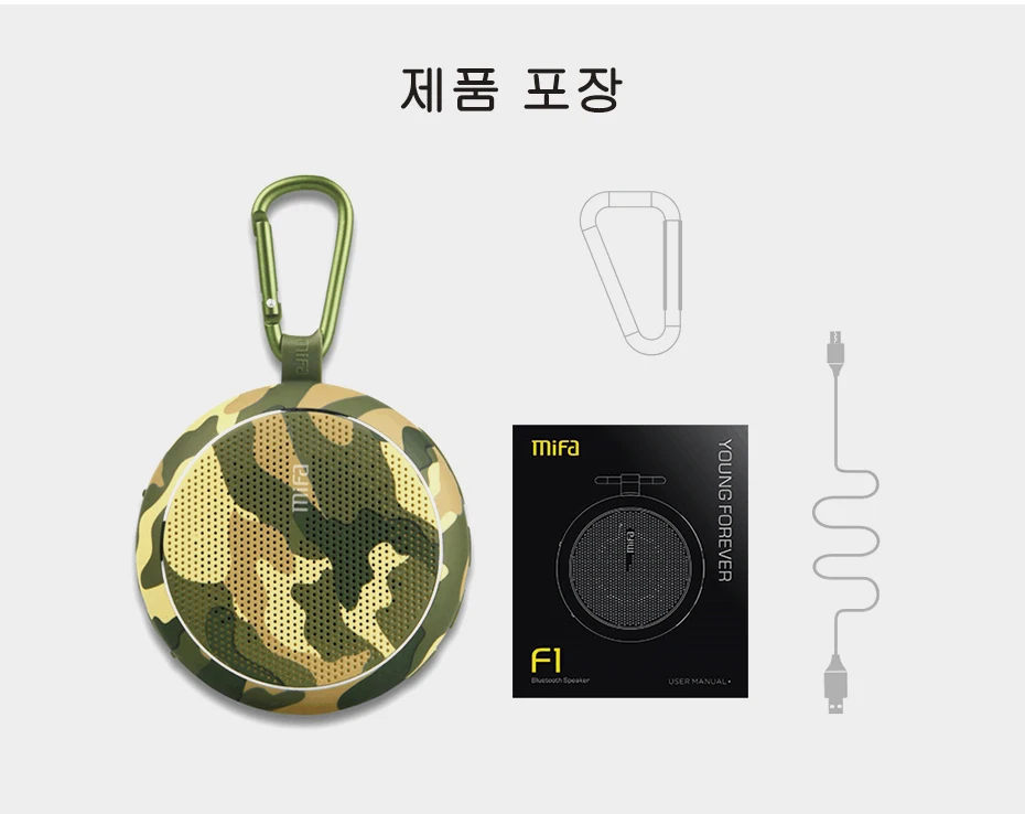 MIFA F1 Портативный Bluetooth Динамик наружный беспроводной динамик водонепроницаемый IPX4 со звуком сильный бас стерео аудио плеер