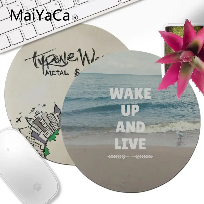 

MaiYaCa We Used To Live There Anti-Slip Durable Silicone mat mouse 20x20cm 22x22cm diameter round mouse pad