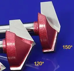 6 мм * 32 120 градусов CNC карбидная Концевая фреза 3D деревообрабатывающий вставной
