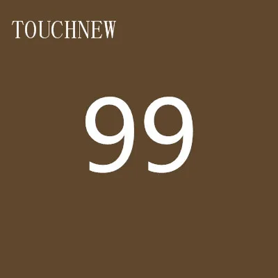99 TOUCHNEW, 168 цветов, одиночные художественные маркеры, кисть, эскиз, на спиртовой основе, маркеры, двойная головка, манга, ручки для рисования, товары для рукоделия - Цвет: 99