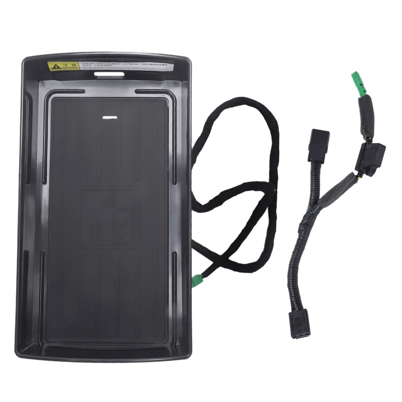 For Audi A3 2014-2019 Car Charging Qi Wireless Phone Charger Fast Case Armrest Box Accessories Iphone 8 X |