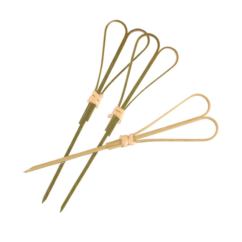 Scissors stick green 100 шт 12 см одноразовая посуда для вечеринки бамбуковые вилки свадебный Декор буфет фруктовые десерты палочки кекс коктейкоктейльные шпажки - Цвет: Scissors stick green