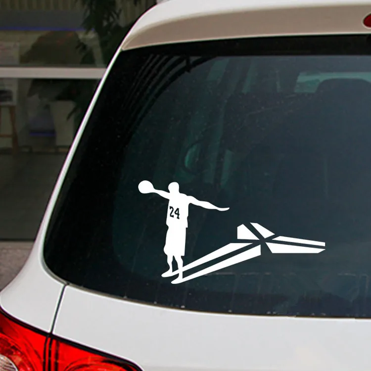 JL 15 см * 8 NBA celebrity Kobe Bryant 24 номерные персональные наклейки для автомобиля виниловые