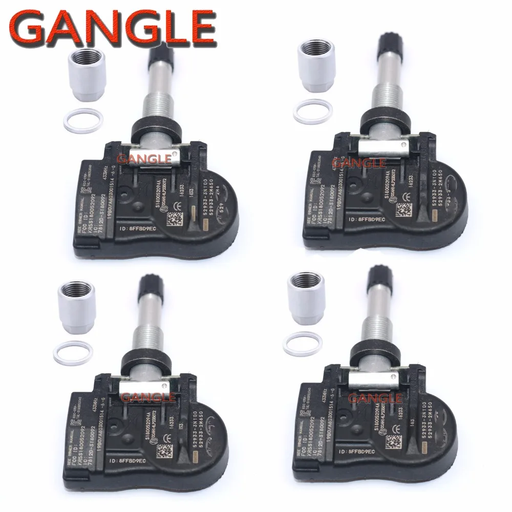 Для 2014-2020 Hyundai GENESIS [DH] 433 МГц TPMS датчик давления в шинах 52933-3N100 52933-2M650 | Автомобили и