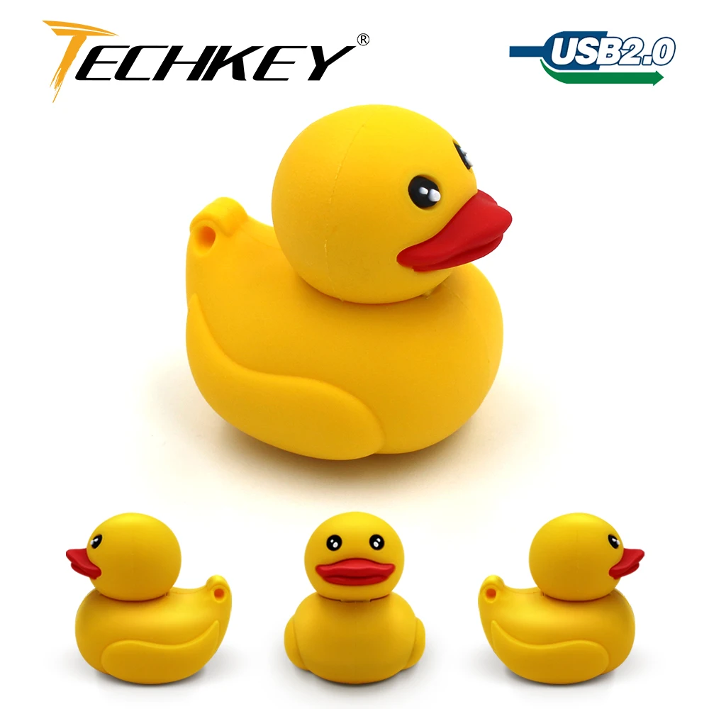 Usb флеш накопитель 64 ГБ 32 в форме утки USB Диск 16 8 4 Кле usb 2 0 карта памяти memoria палка