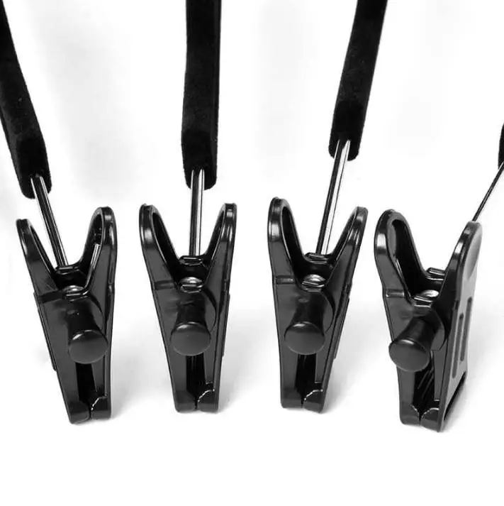 

Hangerlink Black Velvet Flocked Hanger with Clips for Pants and Skirt (100 pieces/ Lot) SN2224