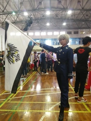 Костюм для косплея геталии Гилберта бэйлшмитта армейская форма 7 в 1 топ + штаны