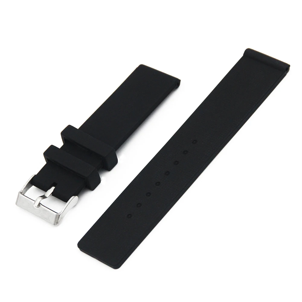 Silicone Rubber Watch Band 20mm 22mm 24mm for Casio BEM 302 307 501 506 517 EF MTP Pin Clasp Strap Wrist Loop Belt Bracelet