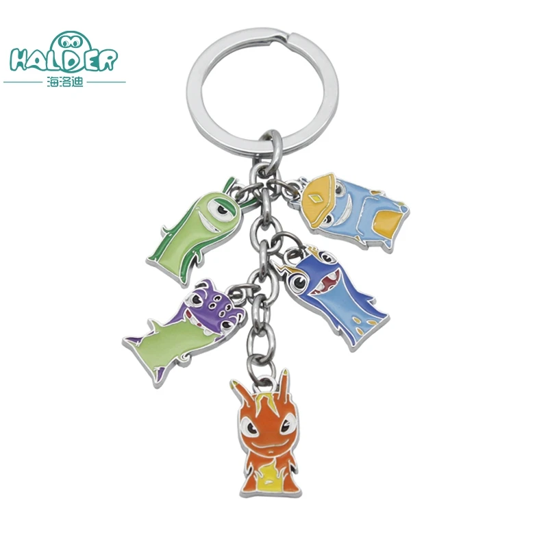 Гальдер мультфильм Slugterra Косплэй металлический брелок Подвеска Аниме брелки автомобилей брелок украшения