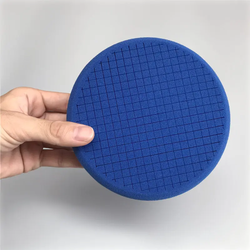 1 PC Blue Cutting Lucullan 6 дюймов уход за автомобилем шлифованные для резки и Finshing Pad 3D Desgin губка для полировки лучше для рассеивания тепла - Цвет: 1 PC Blue Cutting
